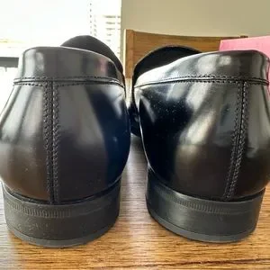 Salvatore Ferragamo Goliath Loafer Vintage Salvatore Ferragamo Black Leather Goliath Loafers Size 43.5  main image 2